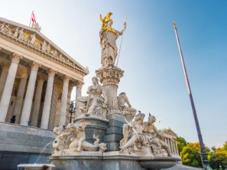 Austrian parliament building, Vienna