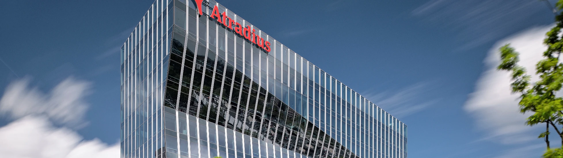 The Atradius office in Amsterdam on a sunny afternoon